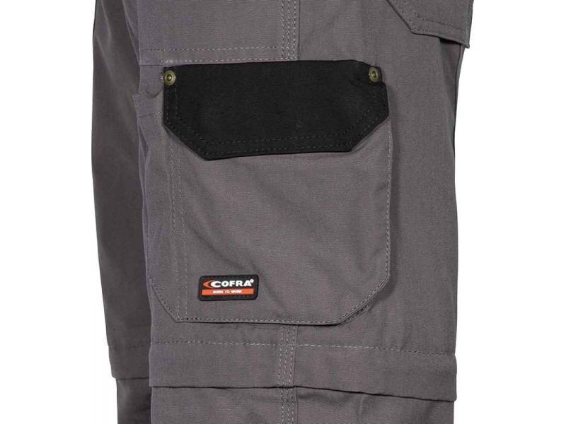 COFRA HELSINKI Anthracite Work Trousers 100% Cotton